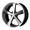 American Racing VN701 NOVA 17X8 Gloss Black Machined