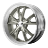 American Racing  VN801 Daytona 17X8 Mag Gray Center Machined Lip