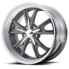American Racing VN801 Daytona 22X9 Mag Gray with Machined Lip