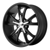 American Racing  VN801 Daytona 22X9 Satin Black With Machined Face