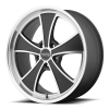 American Racing VN807 Mach 5 18X9 Satin Black Machined