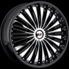 Avenue Type 536 Black with Chrome Inserts Wheel Packages