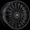 Avenue Type 536 Black with Black Inserts Wheel Packages