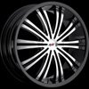 Avenue Type 601 Black with Machined Face  Wheel Packages
