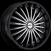 Avenue Type 602 Black with Machined Face Wheel Packages