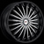 Avenue type 602 Black Machined 17 X 7.5 Inch Wheel