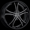 Avenue Type 604 Black Machined Wheel Packages
