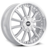 Avenue 611 18X8 Gloss Silver with Machined Lip