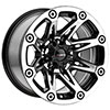 Ballistic 522 Black Machined 15 X 8 Inch Wheel