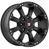 Ballistic Morax 845 Flat Black 18 X 9 Inch Wheel