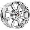 Ballistic Morax 845 Chrome 20 X 9 Inch Wheel