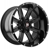 Ballistic Rage 959 22X12 Gloss Black Milled