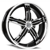 BBY 809 17X7.5 Black Machined