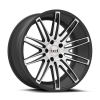 Blaque Diamond BD-2 20X9 Matte Graphite with Machined Face