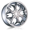 Borghini B3S 22X8 Chrome