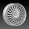 Borghini BW B24 20 X 8.5 Inch Chrome Wheel