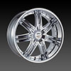Borghini BW B25 18 X 7.5 Inch Chrome Wheel
