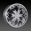 Borghini BW B26 18 X 7.5 Inch Chrome Wheel
