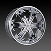 Borghini BW B26 20 X 8.5 Inch Chrome Wheel