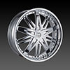 Borghini BW B27 17 X 7 Inch Chrome Wheel
