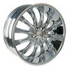 Borghini BW B15 17 X 7.0 Inch Chrome Wheel
