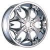 Borghini BW B3S 20 X 7.5 Inch Chrome Wheel