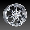 Borghini BW B7S 17 X 7.0 Inch Chrome Wheel