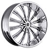Strada Corona Chrome 18 X 7.5 Inch Wheels