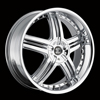 Crave Number 10 Chrome - 18 Inch Wheels