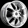 Crave Number 3 Chrome - 24 Inch Wheels