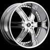 Crave Number 4 Chrome 20 X 9.5 Inch Wheels