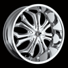 Crave Number 8 Chrome 26 X 9.5 Inch Wheels