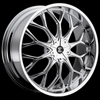 Crave Number 9 Chrome 22 X 8 Inch Wheels