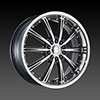 DCenti DW 906 Black Machined 18 X 7.5 Inch Wheel