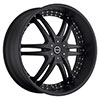 Strada Denaro Stealth Black 22 X 9.5 Inch Wheels