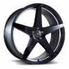 Drag Concepts R18 22X9 Black Machine Undercut