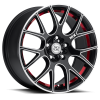 Drag Concepts R21 17X8 Black Machined