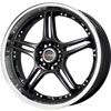 Drag DR 40 Gloss Black with Machined Lip Wheel Packages