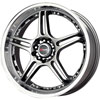 Drag DR 40 Gun Metal with Machined Lip 18 X 7.5 Inch Wheels