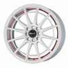 Drag DR 42 White with Red Stripe Wheel Packages