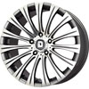 Drag DR 43 Gun Metal with Machined Face Wheel Packages