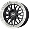 Drag DR 45 Gloss Black with Machined Lip Wheel Packages