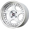 Drag DR 46 White with Machined Lip Wheel Packages
