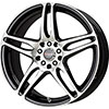 Drag DR 50 Gloss Black Machined Face Wheel Packages