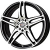 Drag DR 50 Gloss Black Machined Face 18 X 7 Inch Wheels