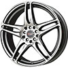 Drag DR 50 Gun Metal Machined Face 18 X 8 Inch Wheels