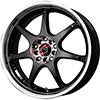 Drag DR 51 Gloss Black Machined Face 18 X 7 Inch Wheels