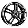 Drag DR 12 Gloss Black Machined Lip Wheel Packages