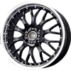 Drag DR 19 Gloss Black Machined Lip 18 X 7.5 Inch Wheels