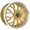 Drag DR 19 Gold Machined Lip Wheel Packages